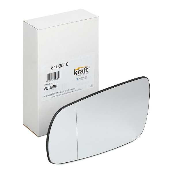 KRAFT 8106510 Mirror Glass, outside mirror Left