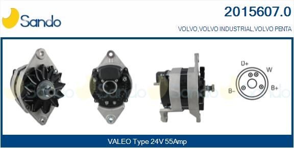 SANDO 2015607.0 Lichtmaschine für VOLVO FL 12 LKW in Original Qualität