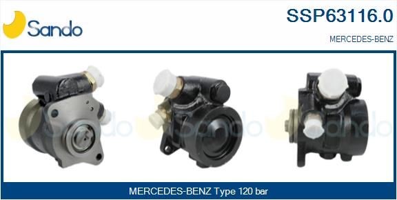 SANDO SSP63116.0 Servopumpe für MERCEDES-BENZ MK LKW in Original Qualität