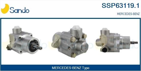 SANDO Hydraulic, for left-hand/right-hand drive vehicles Left-/right-hand drive vehicles: for left-hand/right-hand drive vehicles Steering Pump SSP63119.1 buy