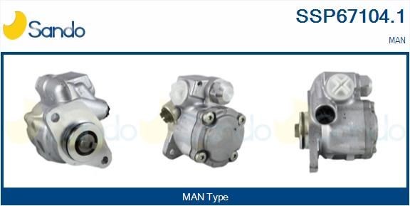 SANDO SSP67104.1 Power steering pump 81.47101-6166
