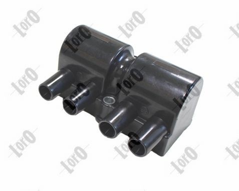ABAKUS 122-01-031 Ignition coil 4-pin connector, with control unit, Connector Type, saw teeth
