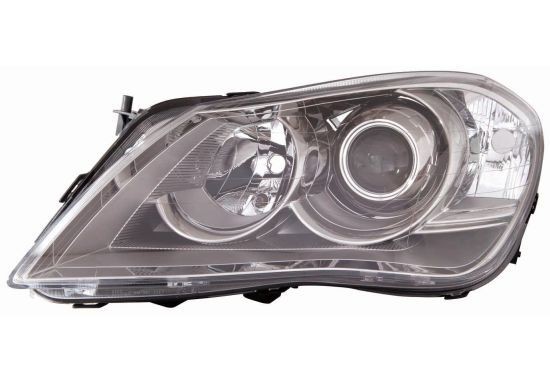 ABAKUS 218-1153LMLEHM7 Headlight Left, D2S, PY21W, W5W, black, without bulb holder, with motor for headlamp levelling, P32d-2, BAU15s
