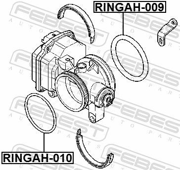 RINGAH009 Gasket, intake manifold FEBEST RINGAH-009 review and test