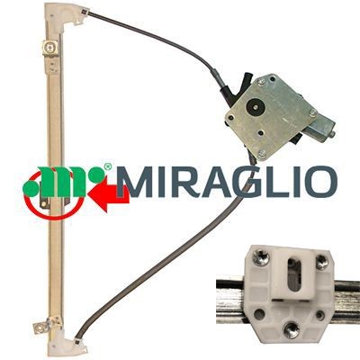 JE23 MIRAGLIO Left Rear, Operating Mode: Electric, with electric motor Doors: 4 Window mechanism 30/7153 buy