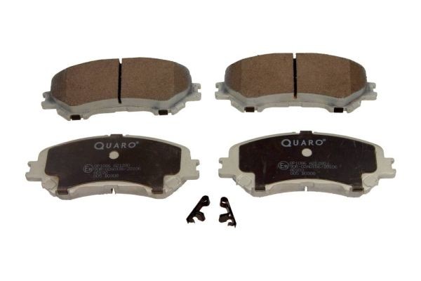 QUARO with acoustic wear warning Height: 59,7mm, Width: 141mm, Thickness: 17,9mm Brake pads QP1086 buy