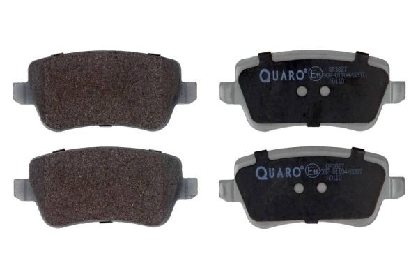 QUARO QP3827 Brake pad set not prepared for wear indicator