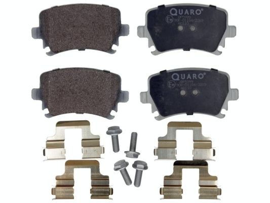 QP5999 QUARO für Verschleißwarnanzeiger vorbereitet Höhe: 55,9mm, Breite: 105,5mm, Dicke/Stärke: 17,2mm Bremsbelagsatz QP5999 günstig kaufen