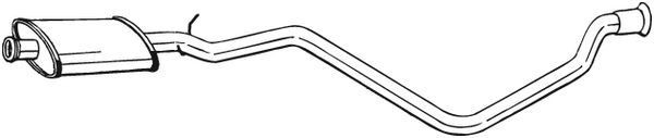 BOSAL 283-785 Middle silencer PEUGEOT 405 1991 price