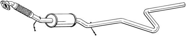 BOSAL 288-027 Middle silencer FORD experience and price