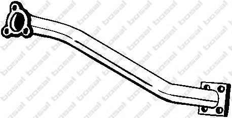 Land Rover DEFENDER Exhaust Pipe BOSAL 774-348 cheap