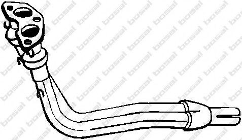 BOSAL 787-715 Exhaust pipes MG MGF 1995 in original quality