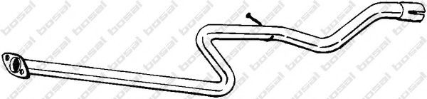 BOSAL 836-047 Exhaust pipes NISSAN SUNNY 1985 in original quality