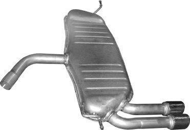 Original POLMO Exhaust back box 01.144 for AUDI A3