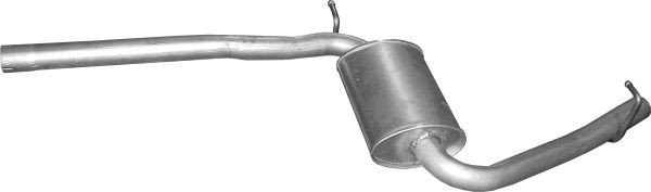 Audi A6 Middle muffler 13422793 POLMO 01.28 online buy