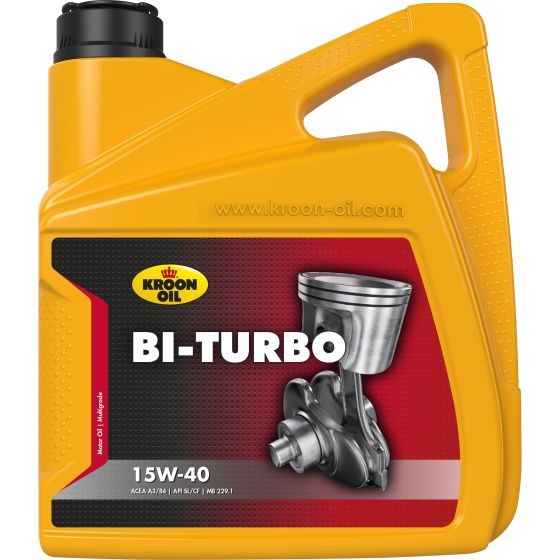 Buy Automobile oil KROON OIL petrol 33078 Bi-Turbo 15W-40, 4l, Mineral Oil