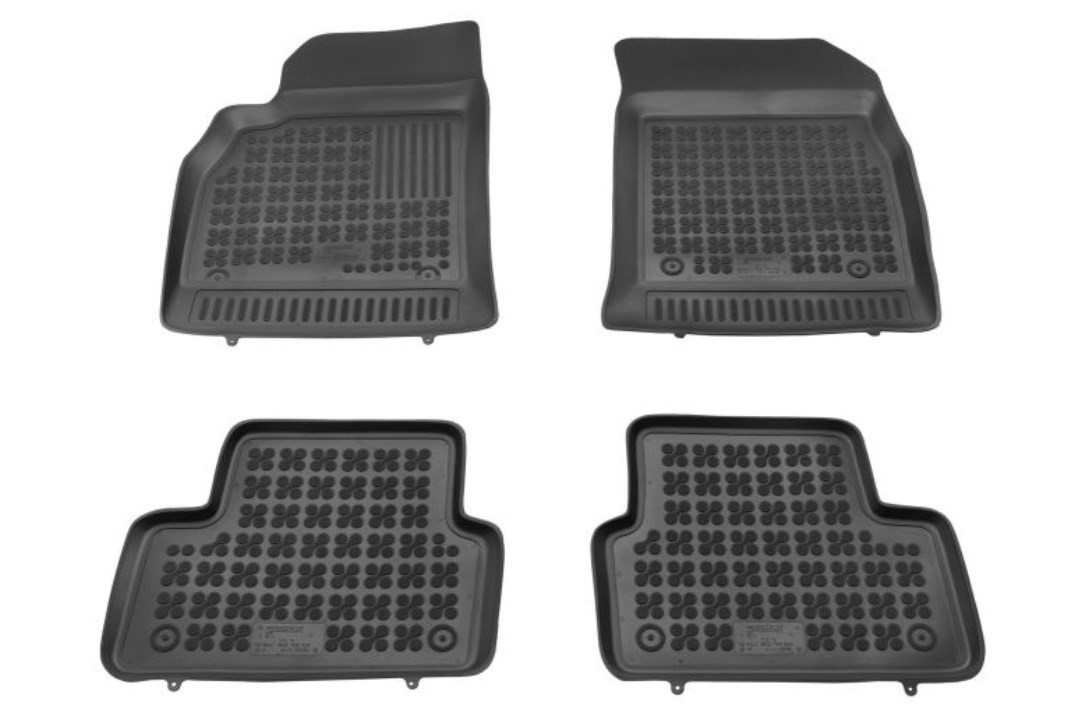 202103 REZAW PLAST Floor mats CHEVROLET Rubber, Front and Rear, Quantity: 4, black