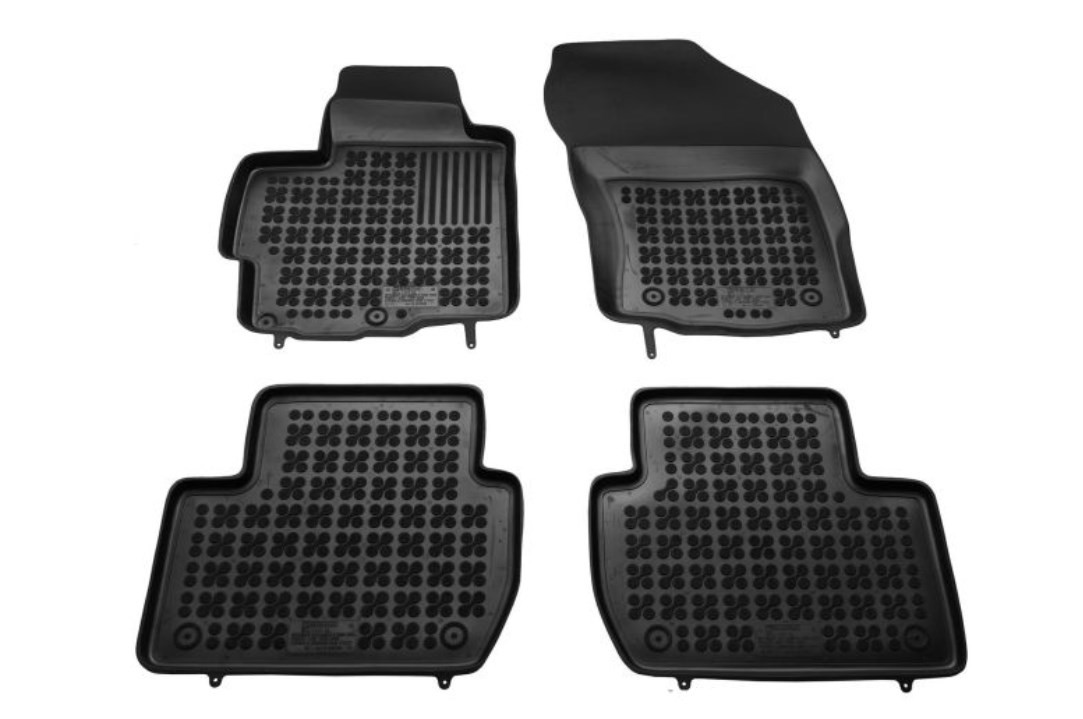 REZAW PLAST Rubber, Front and Rear, Quantity: 4, black, Tailored Car mats 202303 buy