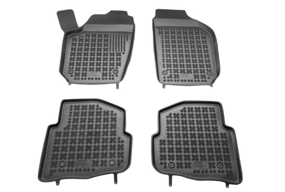Auto Fußmatten für Skoda Fabia III, 2014-2021, 4.tlg Set -  Innovativfussmatten für Ihr Auto - Fußmatten in höchster Qualität