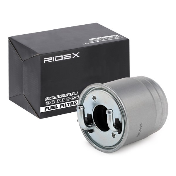 RIDEX 9F0191 Fuel filter In-Line Filter, Diesel, 10mm, 8mm
