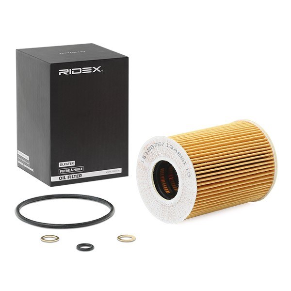 RIDEX 7O0193 Oil filter with gaskets/seals, Filter Insert