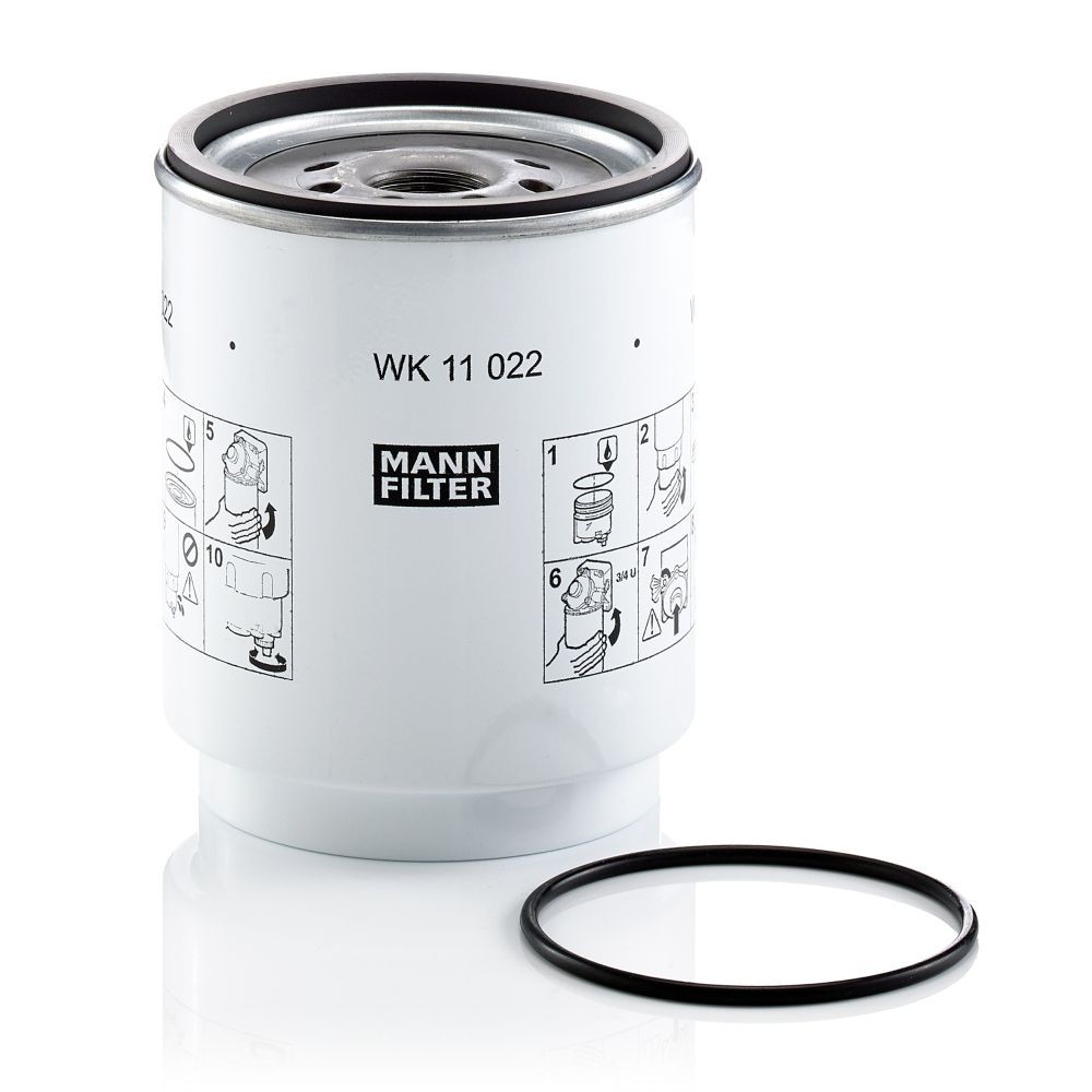 MANN-FILTER with seal Height: 128mm Inline fuel filter WK 11 022 z buy