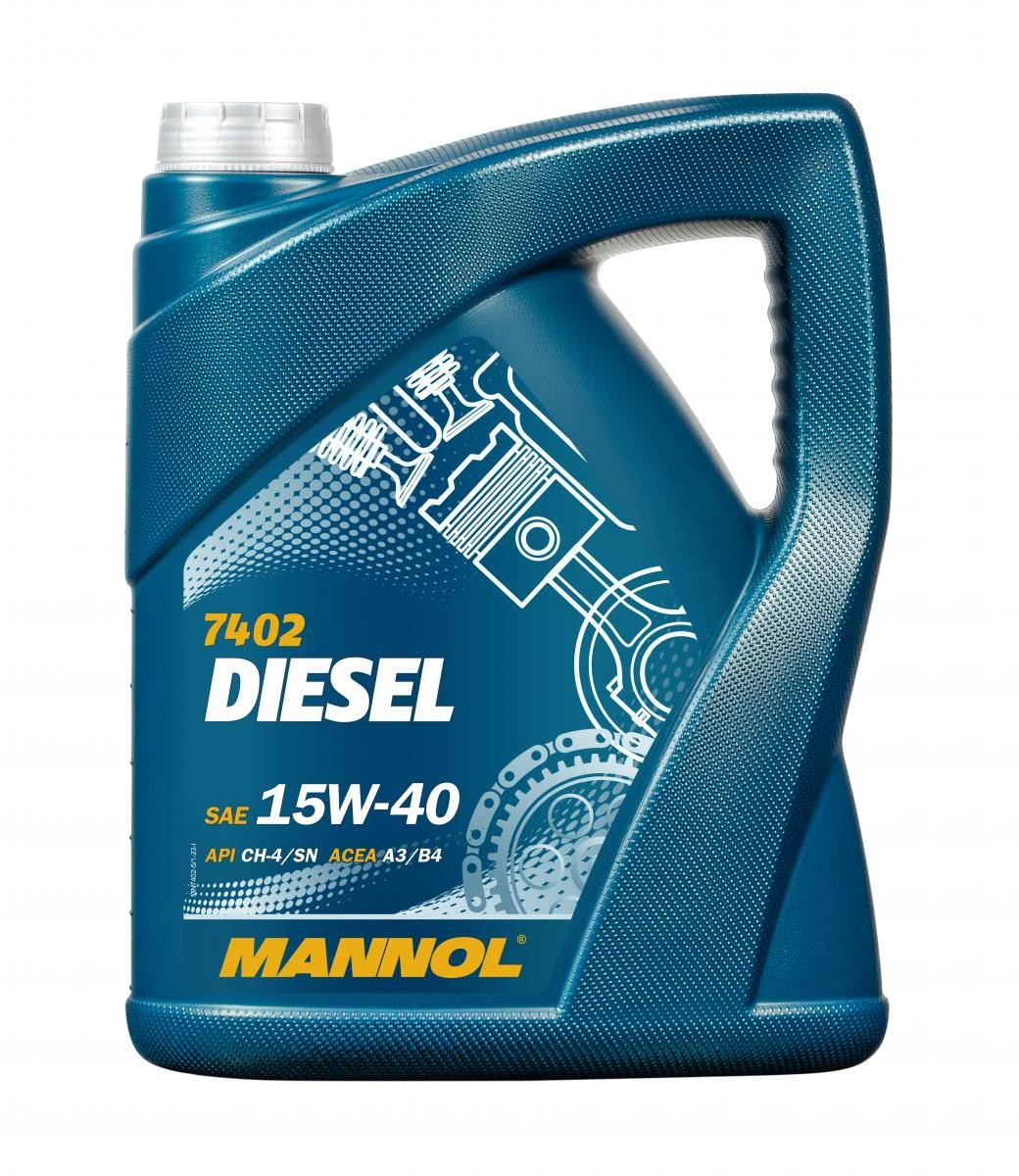 Auto Öl VW 505 00 15W-40, 5l, Mineralöl MANNOL - MN7402-5 DIESEL
