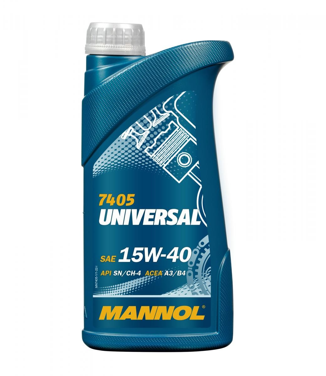 Engine oil MN7405-1 MANNOL UNIVERSAL 15W-40, 1l, Mineral Oil
