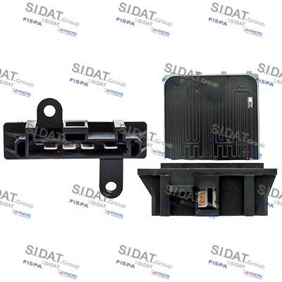SIDAT Number of pins: 4-pin connector Resistor, interior blower 10.9157 buy