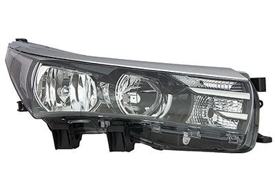 VAN WEZEL 5314962 Headlight Right, H11/HB3, with daytime running light (LED), for right-hand traffic, with motor for headlamp levelling, PGJ19-2