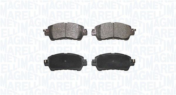 Disc pads MAGNETI MARELLI with acoustic wear warning - 363916060902