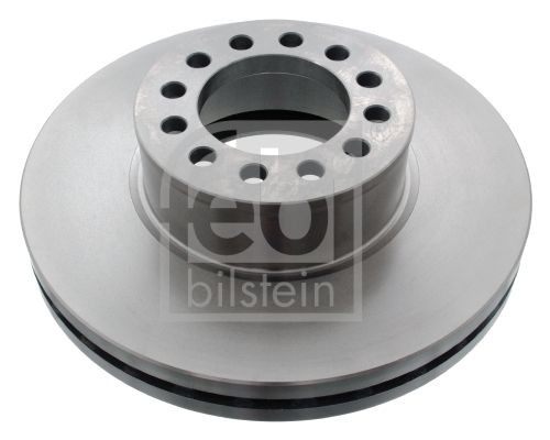 FEBI BILSTEIN Front Axle, non-steered trailing axle, 377x45mmx144, internally vented, Coated Ø: 377mm, Brake Disc Thickness: 45mm Brake rotor 101728 buy