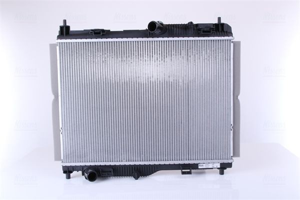 NISSENS 606662 Engine radiator Aluminium, 385 x 546 x 22 mm, with gaskets/seals, without expansion tank, without frame, Brazed cooling fins