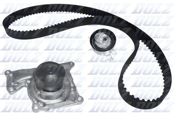 DOLZ Timing belt kit with water pump 02KD002 buy online