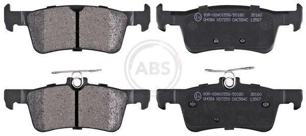 A.B.S. 35160 Brake pad set not prepared for wear indicator