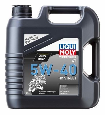LIQUI MOLY Motorbike 4T, HC Street 20751 Engine oil 5W-40, 4l