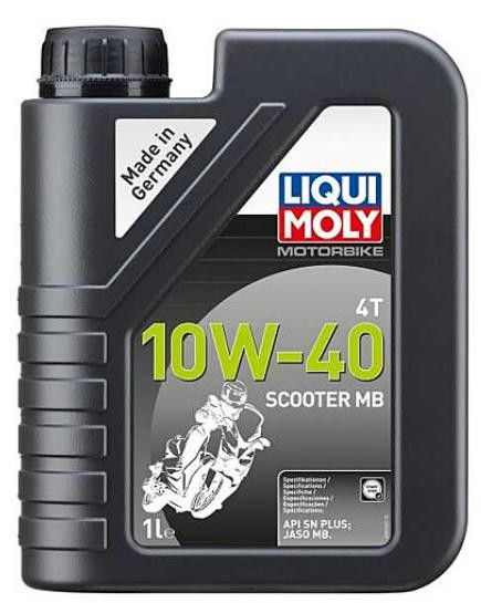 KTM OKAY Motorolie 10W-40, 1L, Deels synthetische olie LIQUI MOLY 4T, Scooter MB 20832