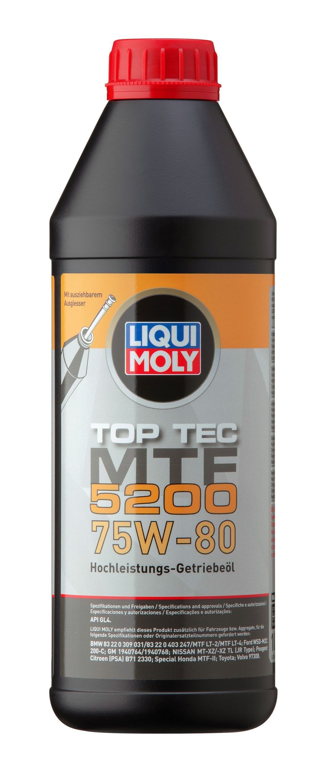LIQUI MOLY Top Tec, MTF 5200 20845 Transmission fluid 75W-80, Capacity: 1l