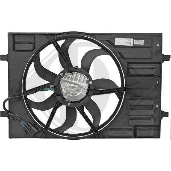 DIEDERICHS DCL1301 Fan, radiator 5Q0121203DC