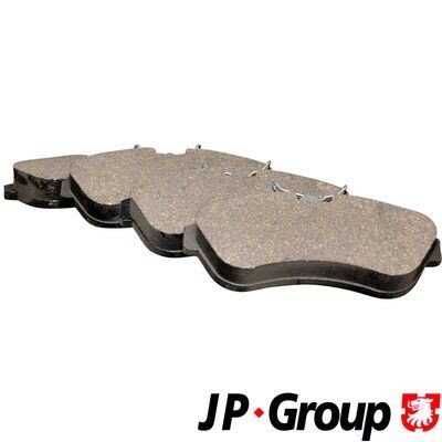 JP GROUP 3163600510 Brake pad set Front Axle, excl. wear warning contact