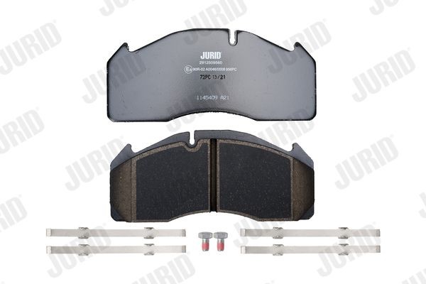 JURID Brake pad kit 2912509560