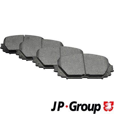 JP GROUP 4863601610 Brake pad set Front Axle, not prepared for wear indicator