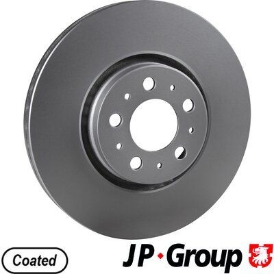 JP GROUP 4963100800 Brake disc Front Axle, 316x28mm, 5, Vented, Coated