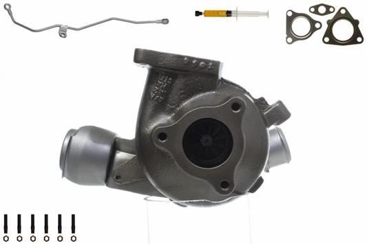 ALANKO 11900067 Turbo Exhaust Turbocharger, Engine, with attachment material, Incl. Gasket Set, with oil pipe
