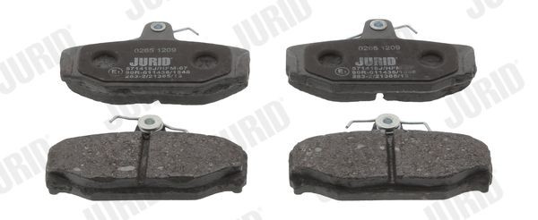 JURID 571418J Brake pad set not prepared for wear indicator, without accessories
