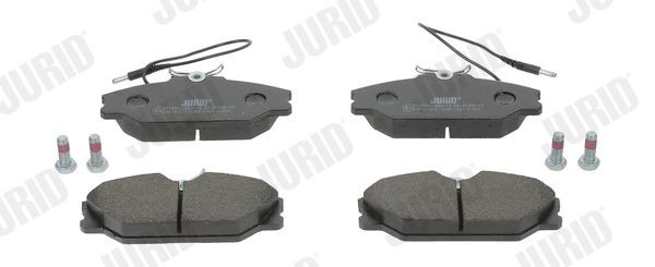 JURID 571476J Brake pad set incl. wear warning contact, with accessories