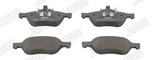 JURID 573016J Brake pad set not prepared for wear indicator, without accessories