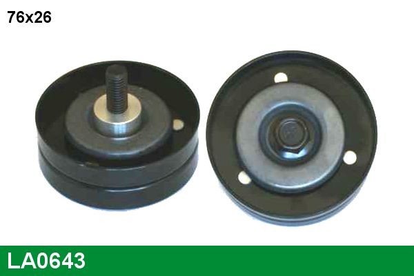 Opel INSIGNIA Deflection guide pulley v ribbed belt 13519599 LUCAS LA0643 online buy