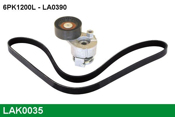LUCAS LAK0035 V-Ribbed Belt Set 86 60 005 558