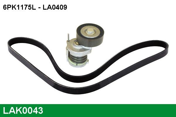 LUCAS Length: 1175mm, Number of ribs: 6 Serpentine belt kit LAK0043 buy